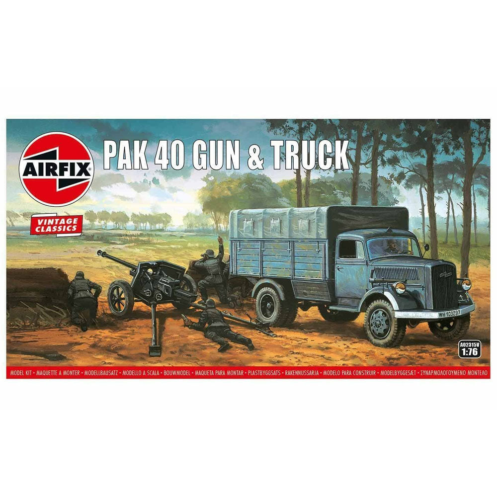 176 PAK 40 Gun and Truck